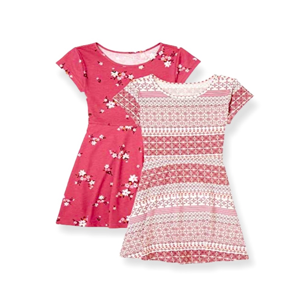 2pk girls size 5/6 skater dresses